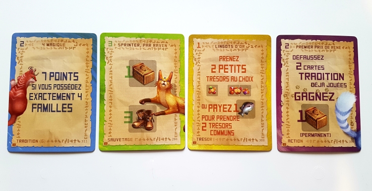 Code couleur des cartes de l'Île des Chats de Frank West localisé par Lucky Duck Games